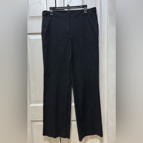 Talbots Pants - Talbots Heritage Women 10 Black Wide Leg Pants Casuall Dress Pants